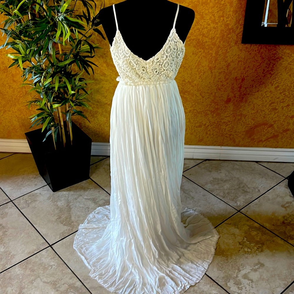Formal White Maxi Dress